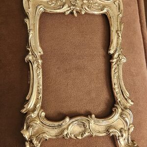Vintage decorative tabletop bronze picture frame metallic gold finish design